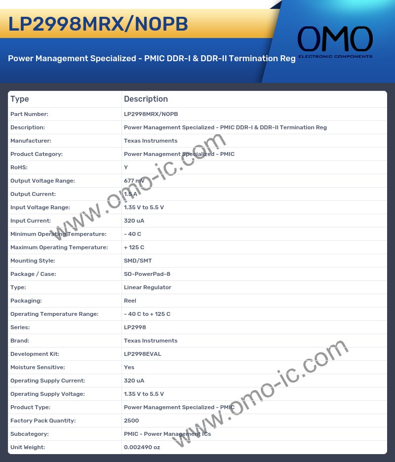 LP2998MRX/NOPB