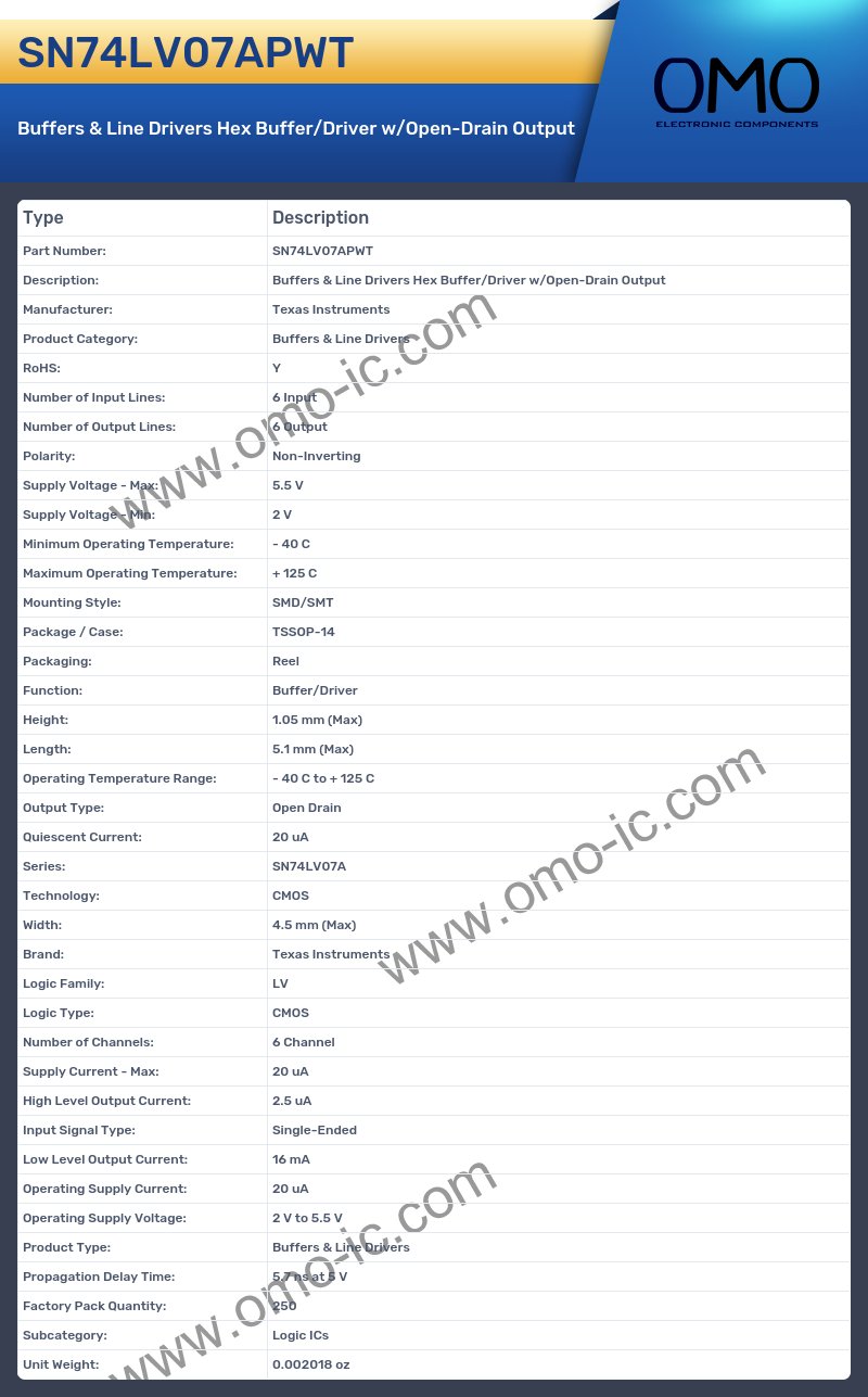 SN74LV07APWT