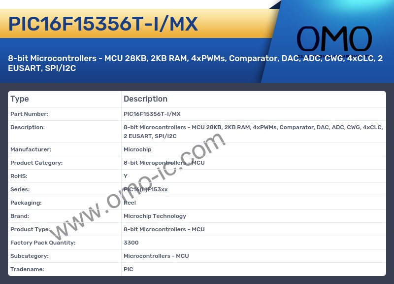 PIC16F15356T-I/MX