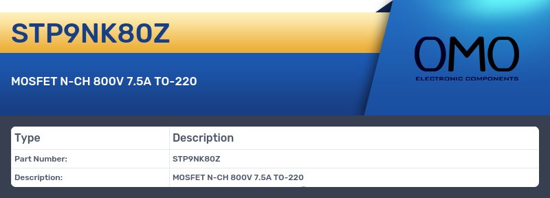 STP9NK80Z