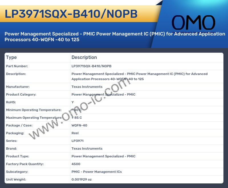 LP3971SQX-B410/NOPB