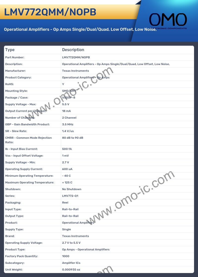 LMV772QMM/NOPB