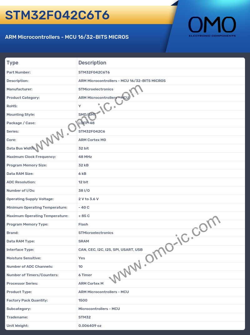 STM32F042C6T6