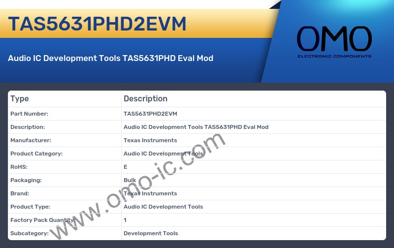 TAS5631PHD2EVM