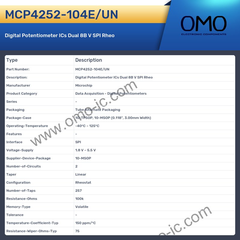 MCP4252-104E/UN