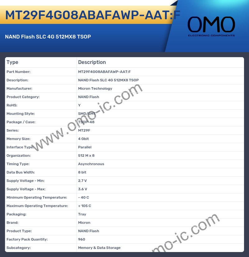 MT29F4G08ABAFAWP-AAT:F
