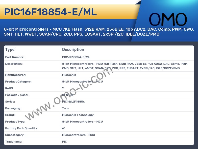 PIC16F18854-E/ML