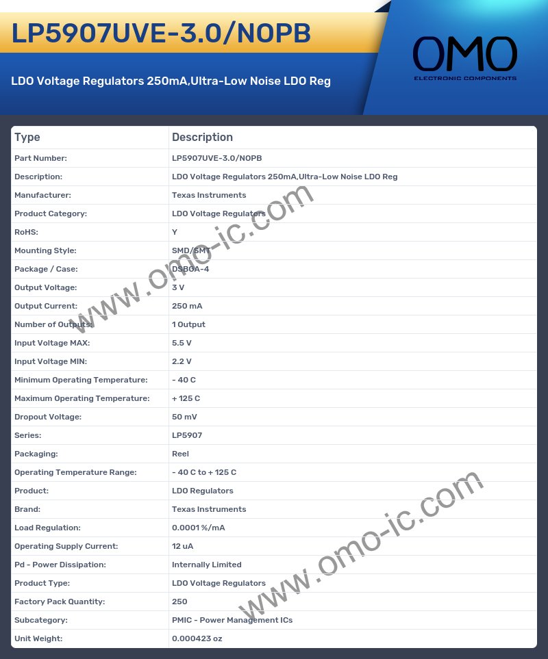 LP5907UVE-3.0/NOPB