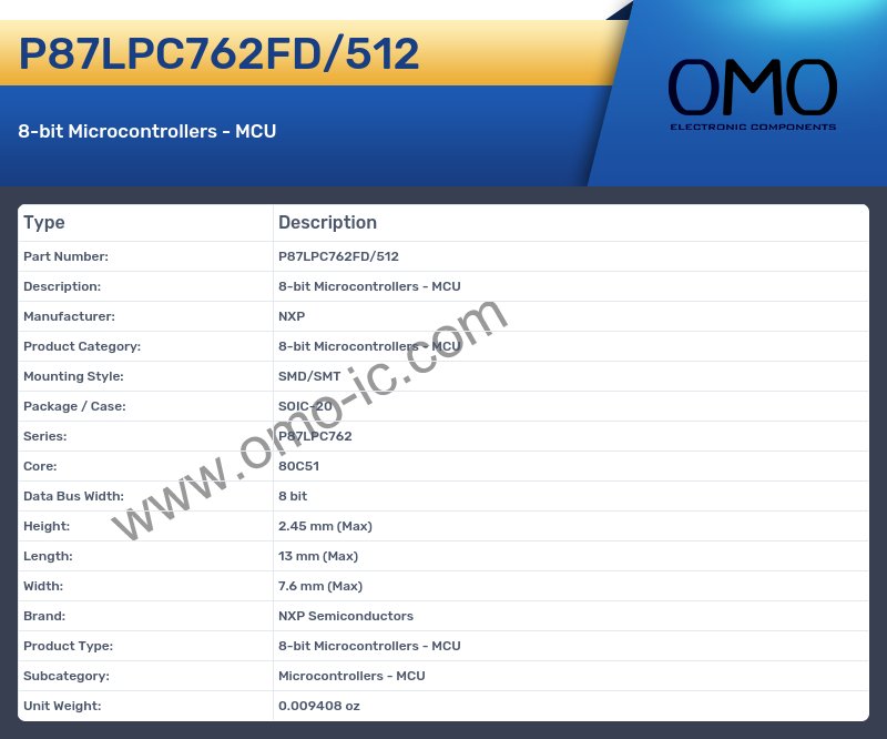 P87LPC762FD/512