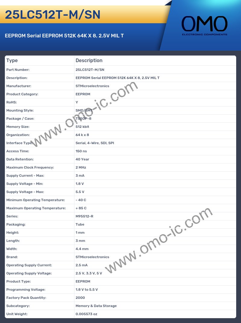 25LC512T-M/SN