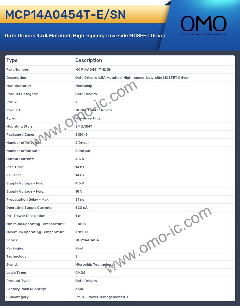 MCP14A0454T-E/SN