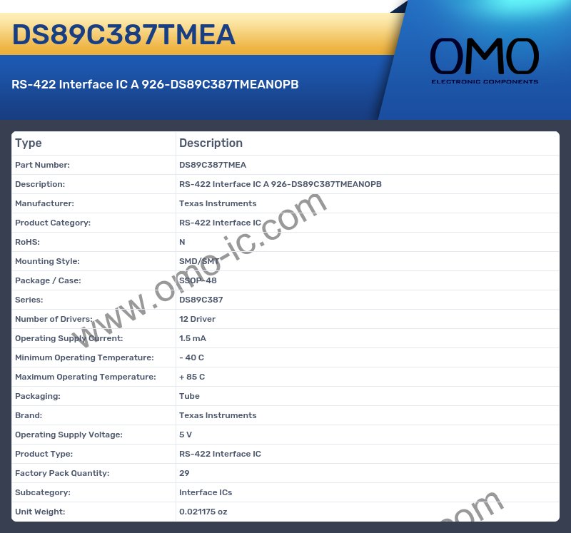 DS89C387TMEA