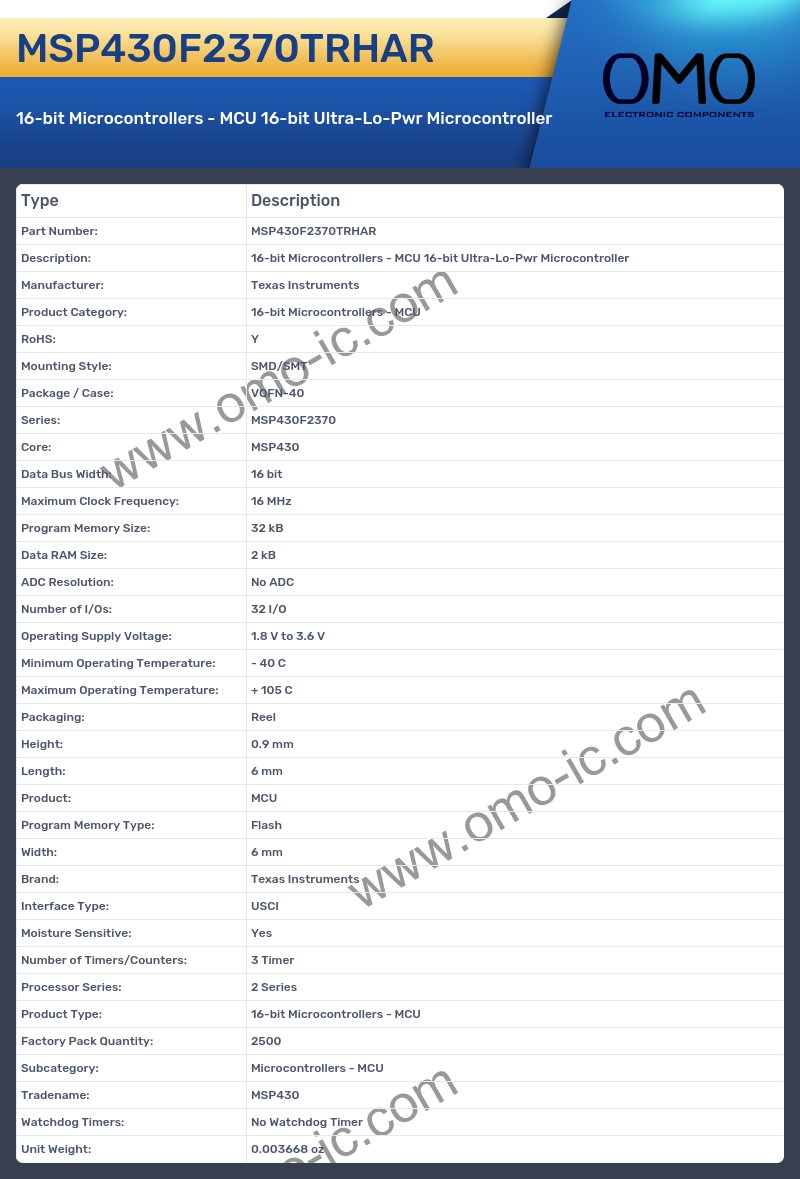MSP430F2370TRHAR
