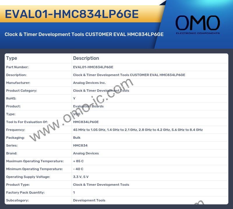 EVAL01-HMC834LP6GE