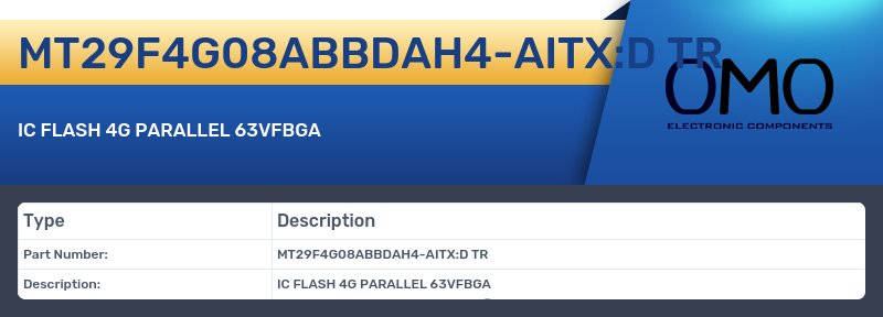 MT29F4G08ABBDAH4-AITX:D TR