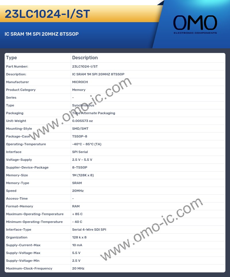 23LC1024-I/ST