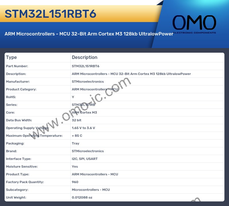 STM32L151RBT6