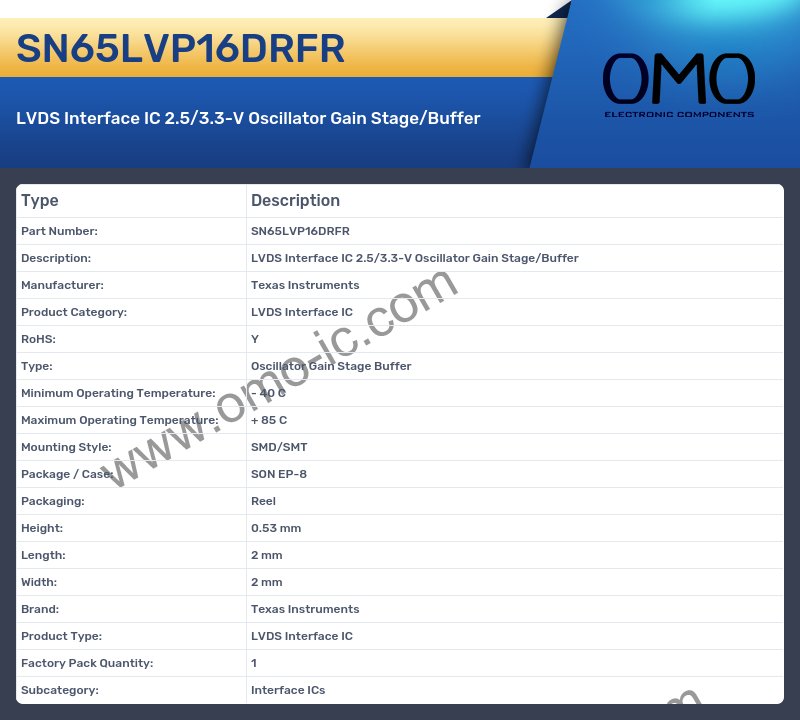 SN65LVP16DRFR
