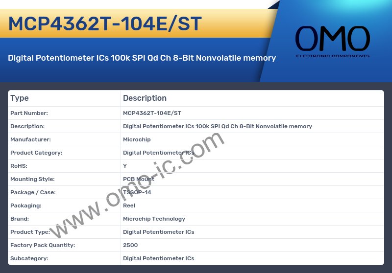 MCP4362T-104E/ST
