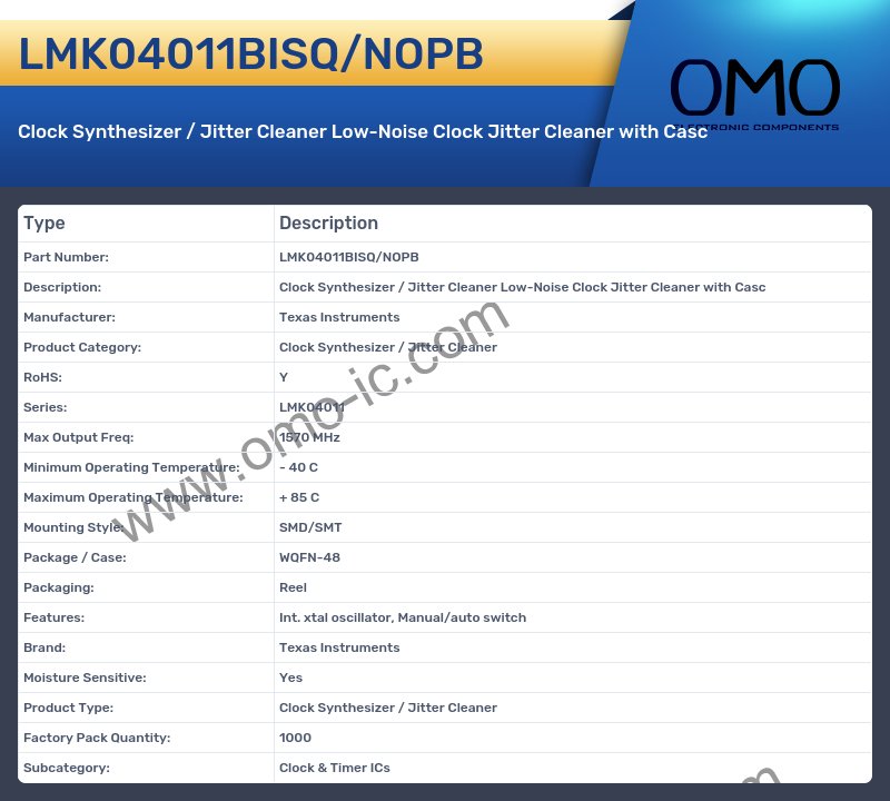 LMK04011BISQ/NOPB