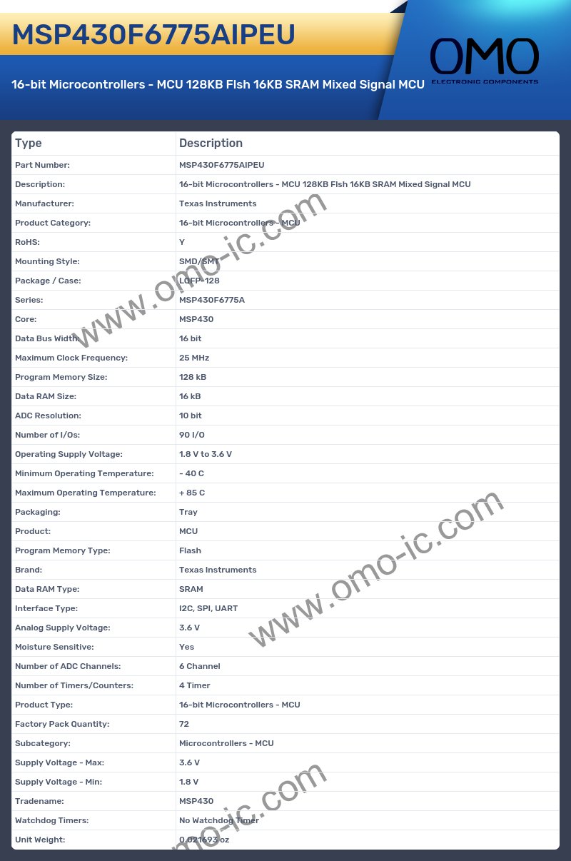 MSP430F6775AIPEU
