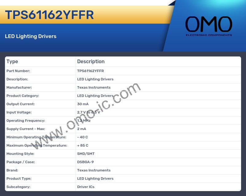 TPS61162YFFR