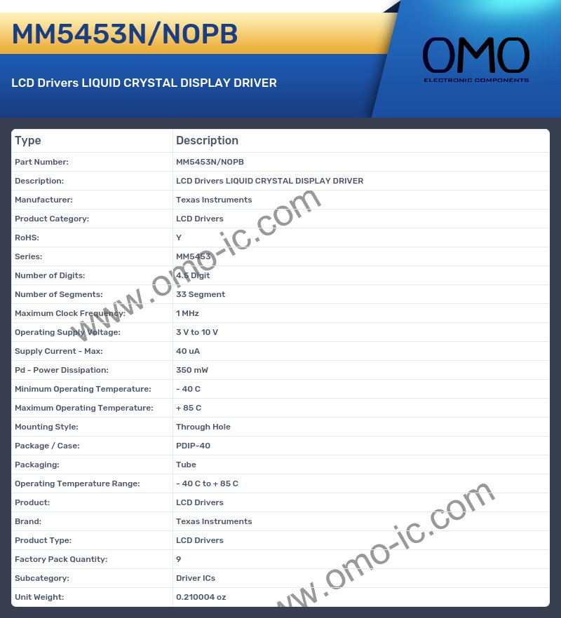 MM5453N/NOPB