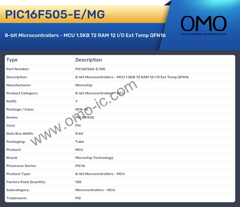 PIC16F505-E/MG