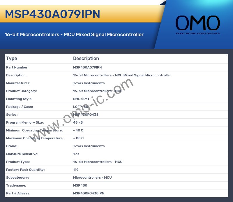 MSP430A079IPN