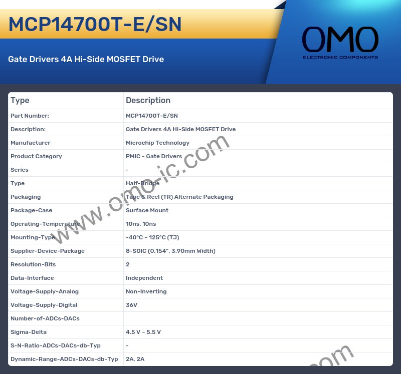 MCP14700T-E/SN