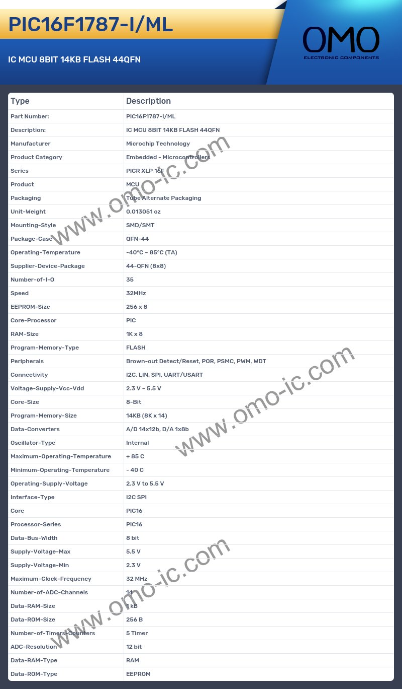 PIC16F1787-I/ML