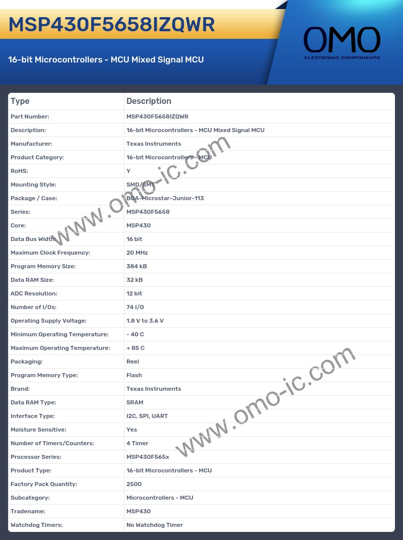 MSP430F5658IZQWR