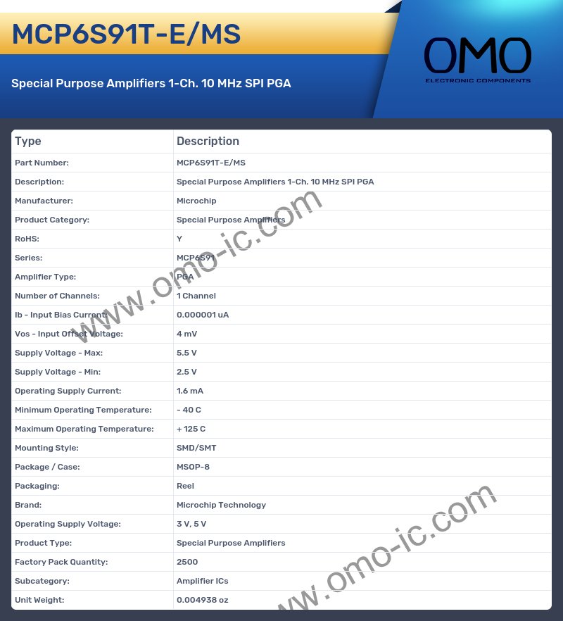 MCP6S91T-E/MS