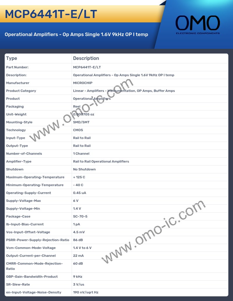 MCP6441T-E/LT
