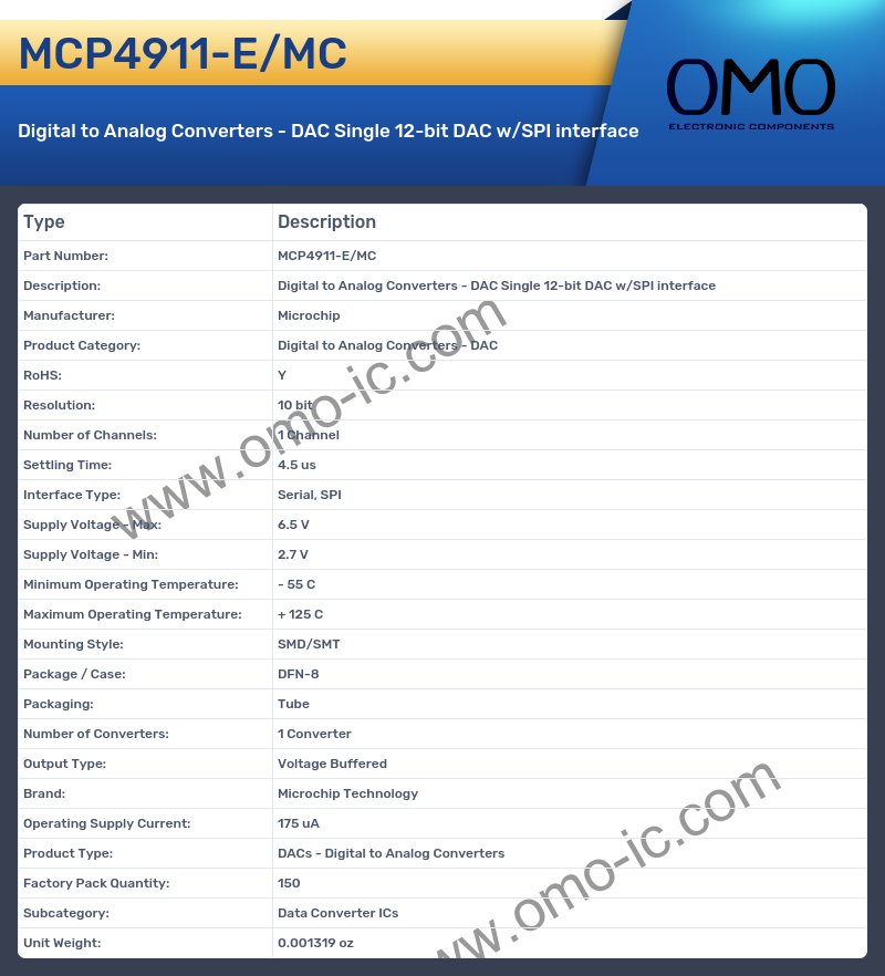 MCP4911-E/MC
