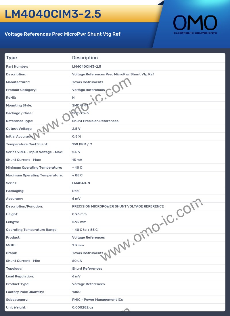 LM4040CIM3-2.5