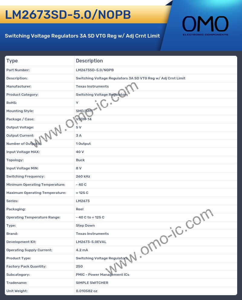 LM2673SD-5.0/NOPB