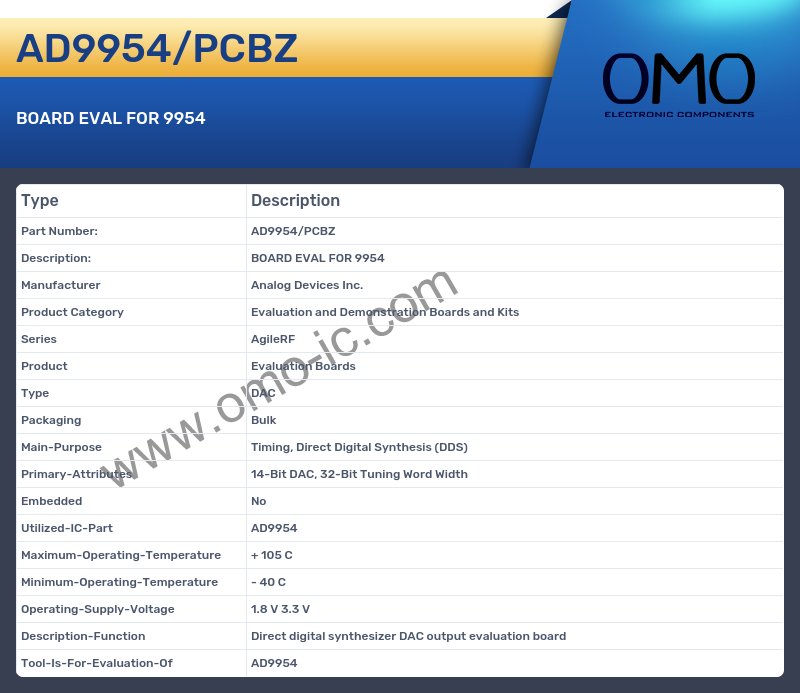 AD9954/PCBZ