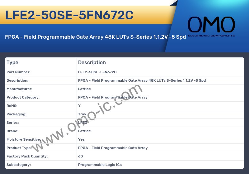 LFE2-50SE-5FN672C
