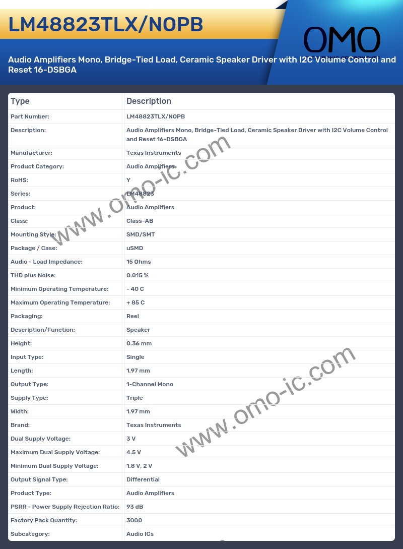 LM48823TLX/NOPB