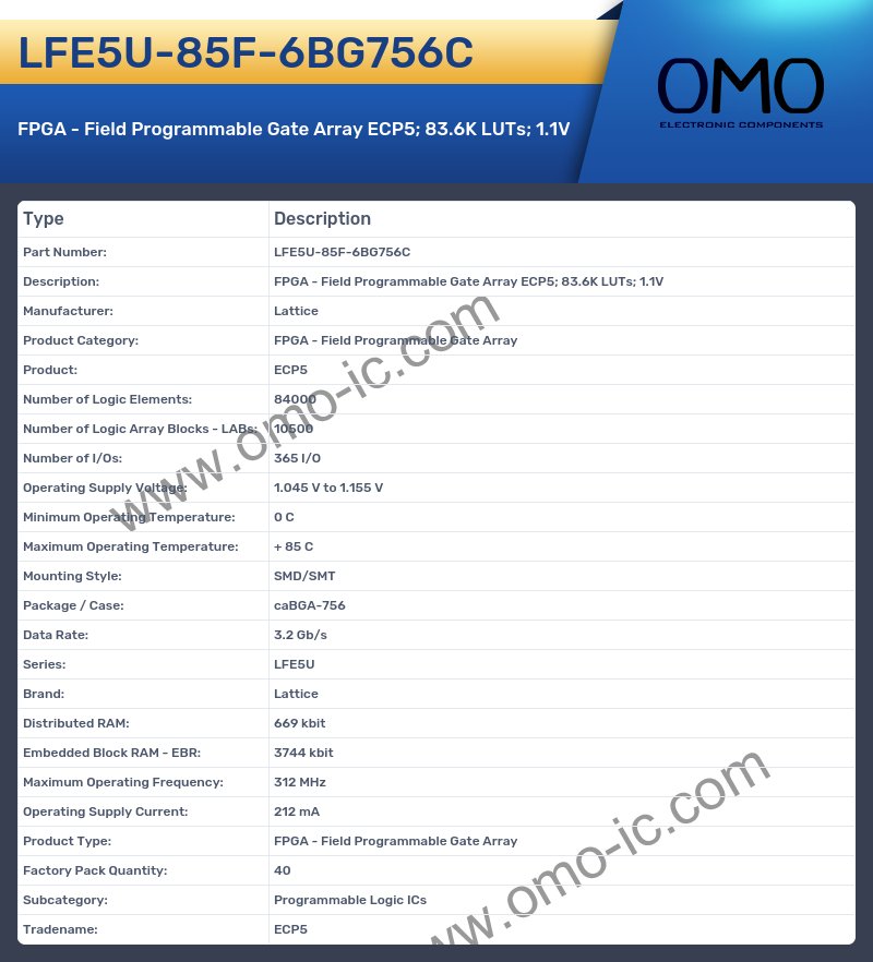 LFE5U-85F-6BG756C