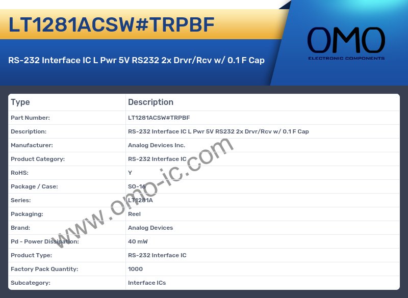 LT1281ACSW#TRPBF