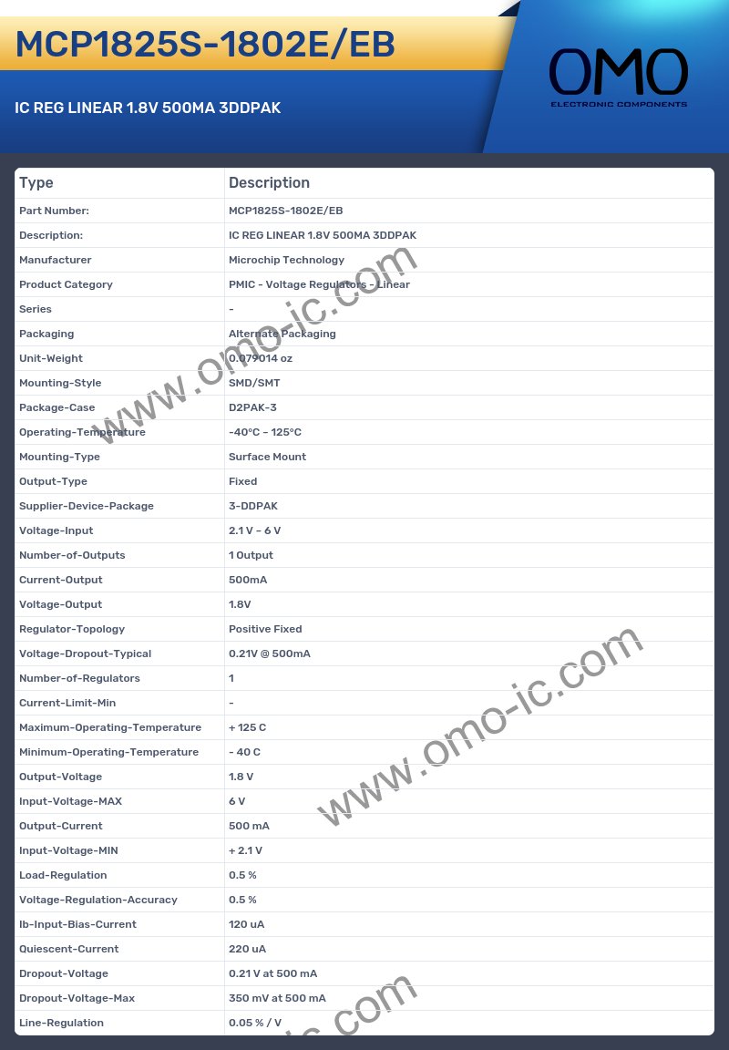 MCP1825S-1802E/EB