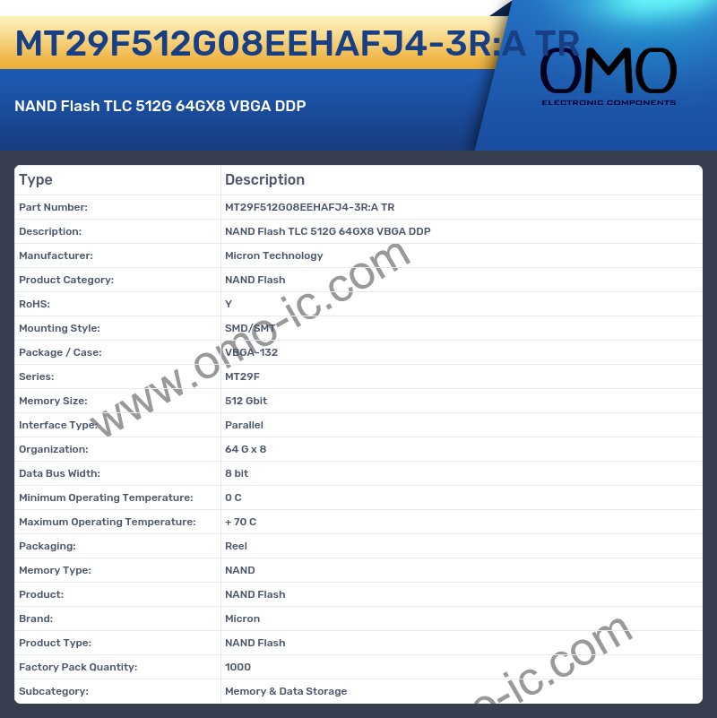 MT29F512G08EEHAFJ4-3R:A TR