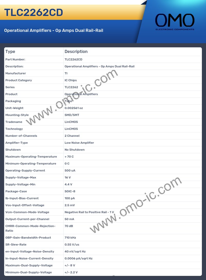 TLC2262CD
