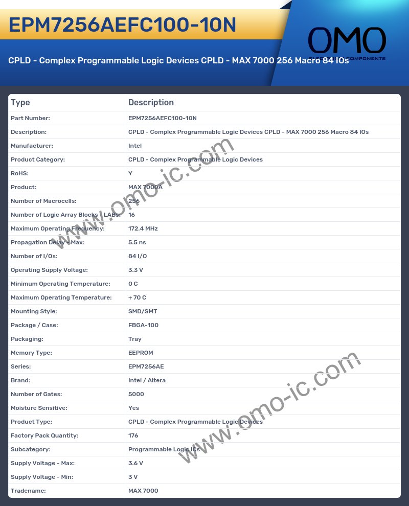 EPM7256AEFC100-10N
