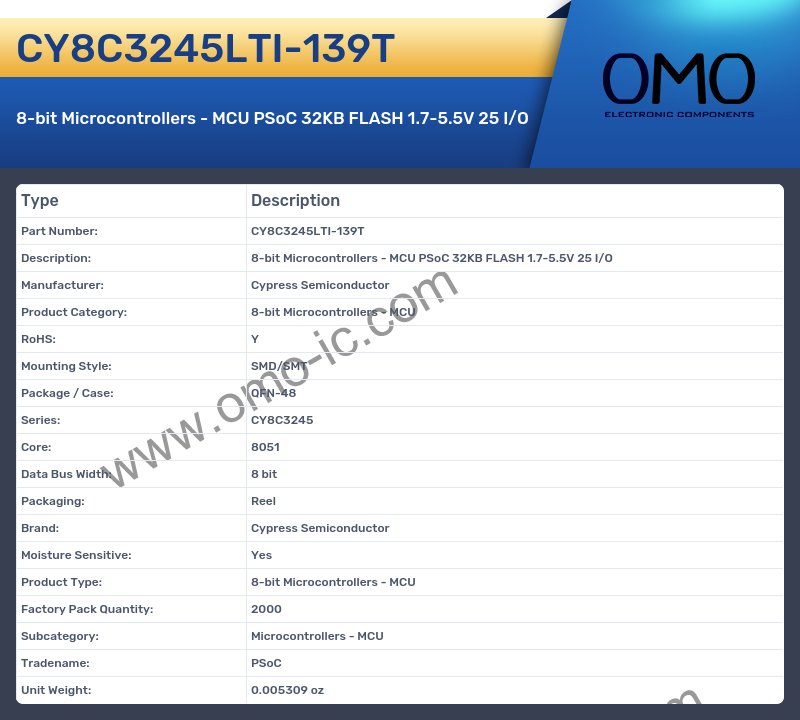 CY8C3245LTI-139T