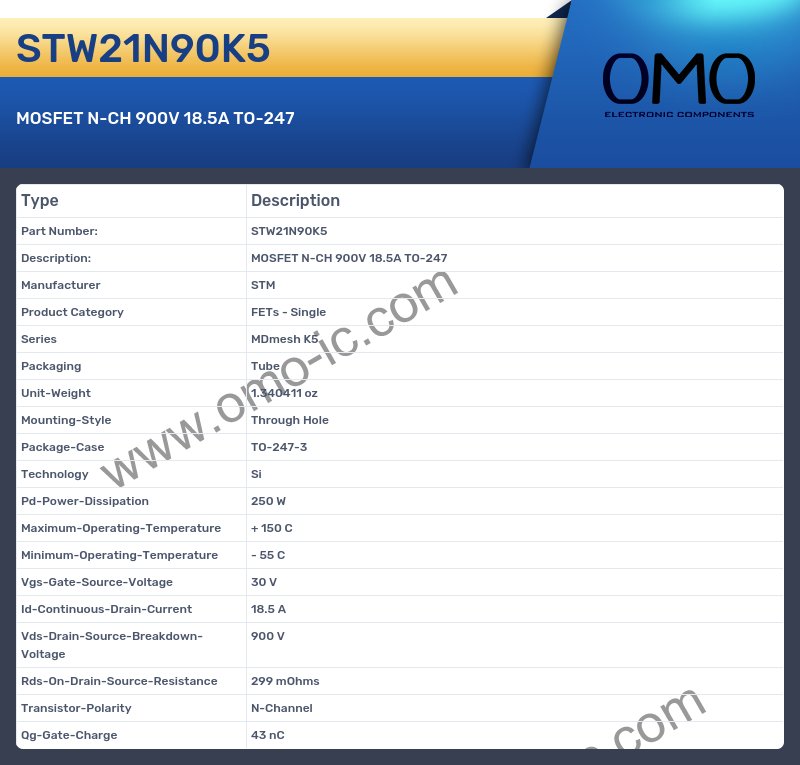 STW21N90K5