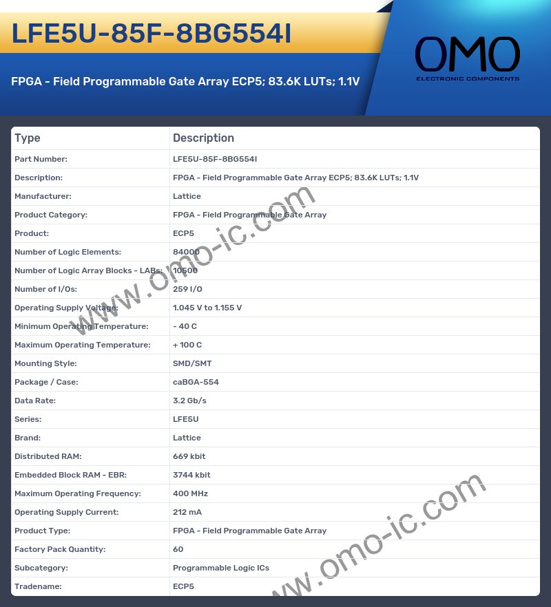 LFE5U-85F-8BG554I
