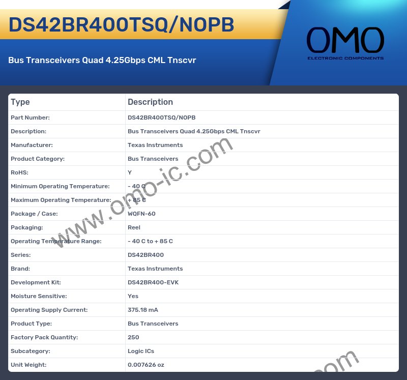 DS42BR400TSQ/NOPB